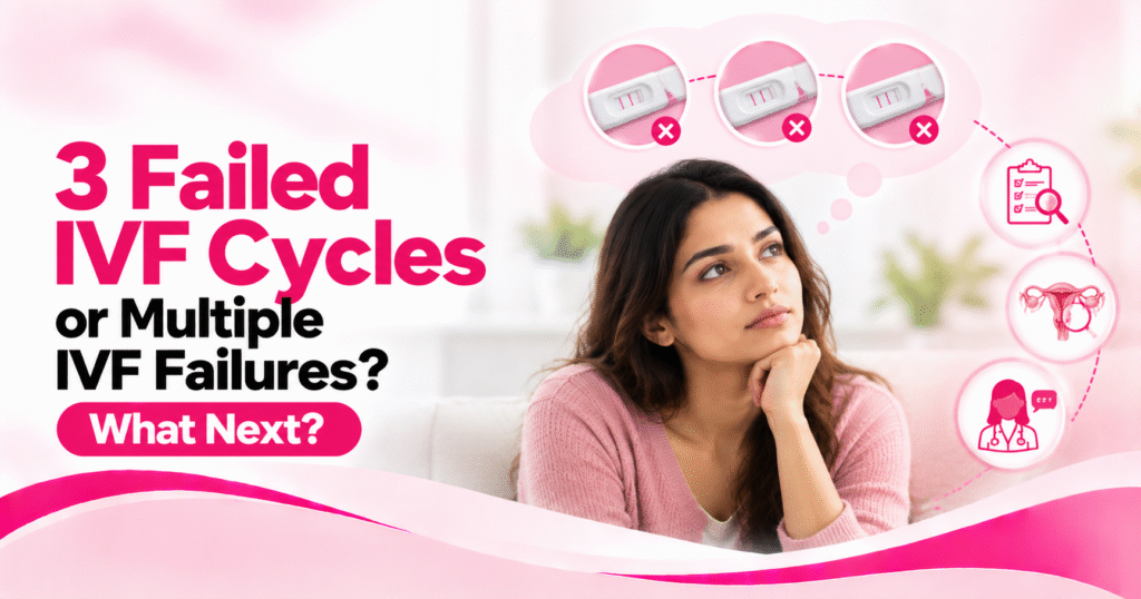 3 Failed IVF Cycles or Multiple IVF Failures? What Next?